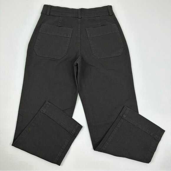 Everlane‎ Women’s NWT Black The Organic Straight-Leg Minimalist Pant 6/W29/L26 - Picture 4 of 12